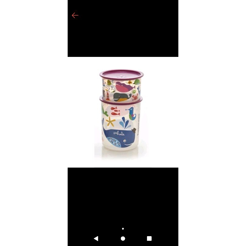 promo toples nature canister free midget Tupperware