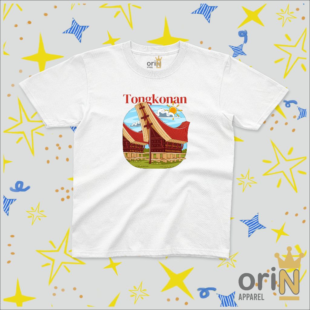 Baju Anak Pakaian Anak Laki Laki dan Perempuan Kaos Distro TONGKONAN TORAJA