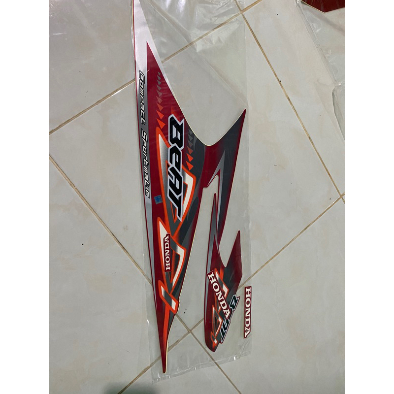 Striping Beat Karbu Merah 2012