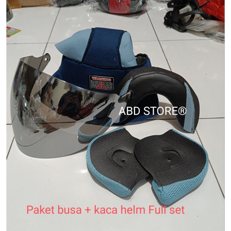 Busa helm gm evolution fullset + kaca helm gm evolution
