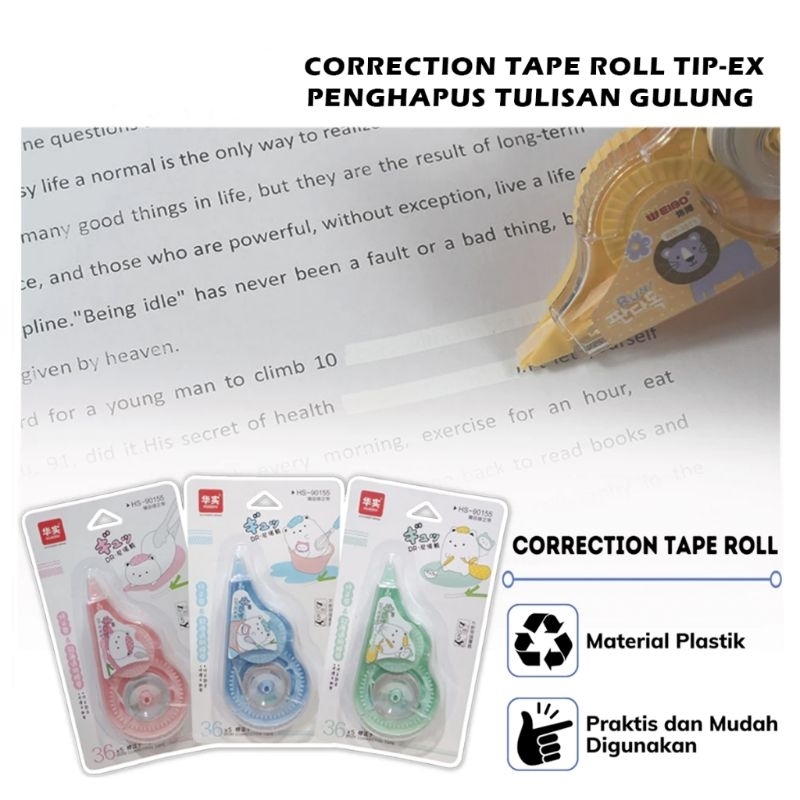 

Correction Tape Sanrio / Tip Ex Kertas Sanrio 36m