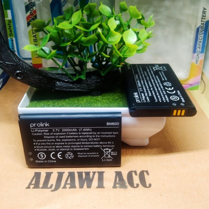 Baterai Bt Batre Battery Modem Prolink Wifi 4G LTE PRT7011L BM600 BM-600 Original Battery