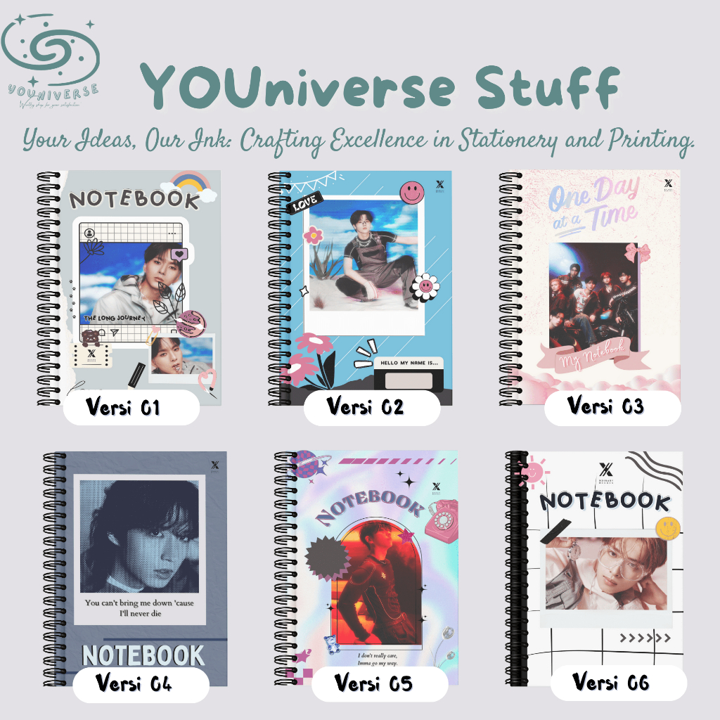 

Notebook Spiral A5 Xdinary Heroes 'LiveLock'/Jurnal Book/K-Pop Notebook