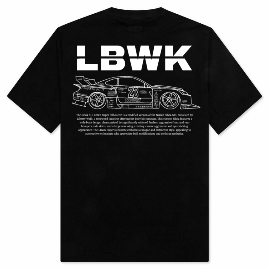 Silvia S15 LIBERTY WALK TSHIRT - TeenLy car series Kaos distro murah