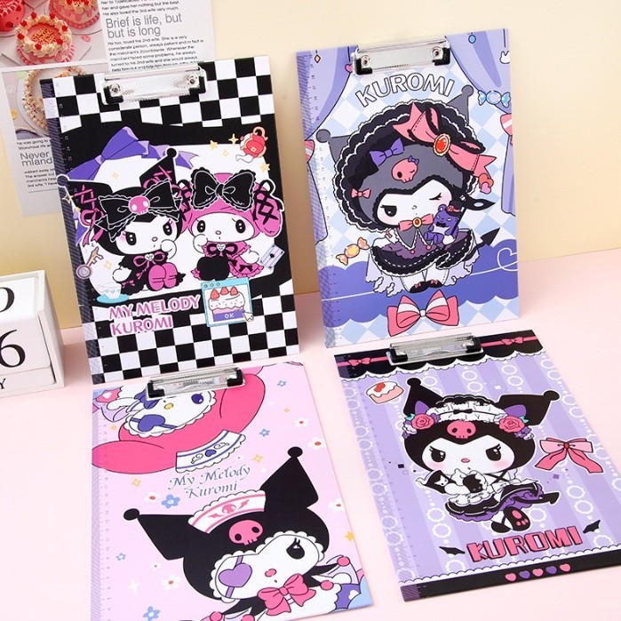 

PAPAN UJIAN KUROMI / PAPAN DADA MOTIF SANRIO KUROMI / PAPAN JALAN