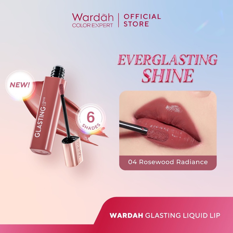 WARDAH GLASTING LIQUID LIP / WARDAH LIP GLOSSY / WARDAH GLOSSY LIP CREAM / WARDAH VYNIL LIP CREAM / 