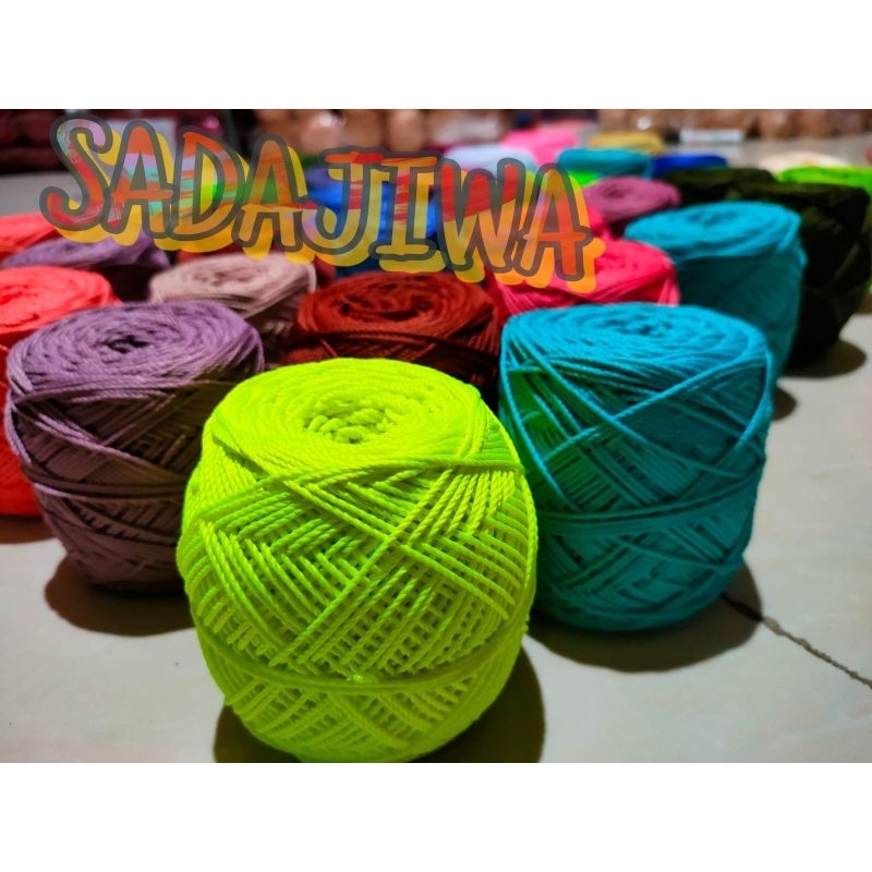 BENANG RAJUT POLYESTER KATALOG POLY KILAP & DOFF / BENANG RAJUT POLYESTER PILIH WARNA / BENANG POLYE