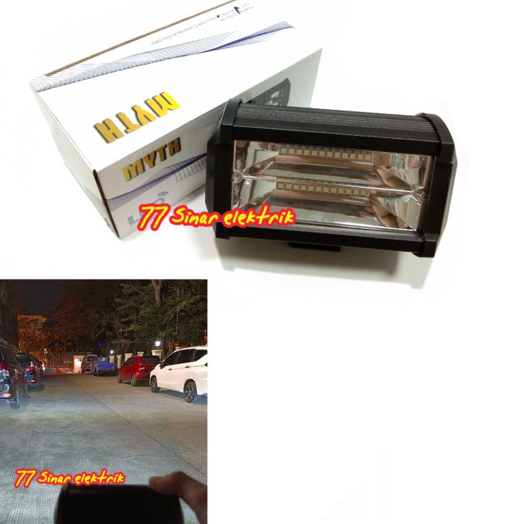 Lampu Tembak Sorot Led 24 Mata MYTH Cree Putih Lampu Tembak Led Motor Mobil 12 24 Volt