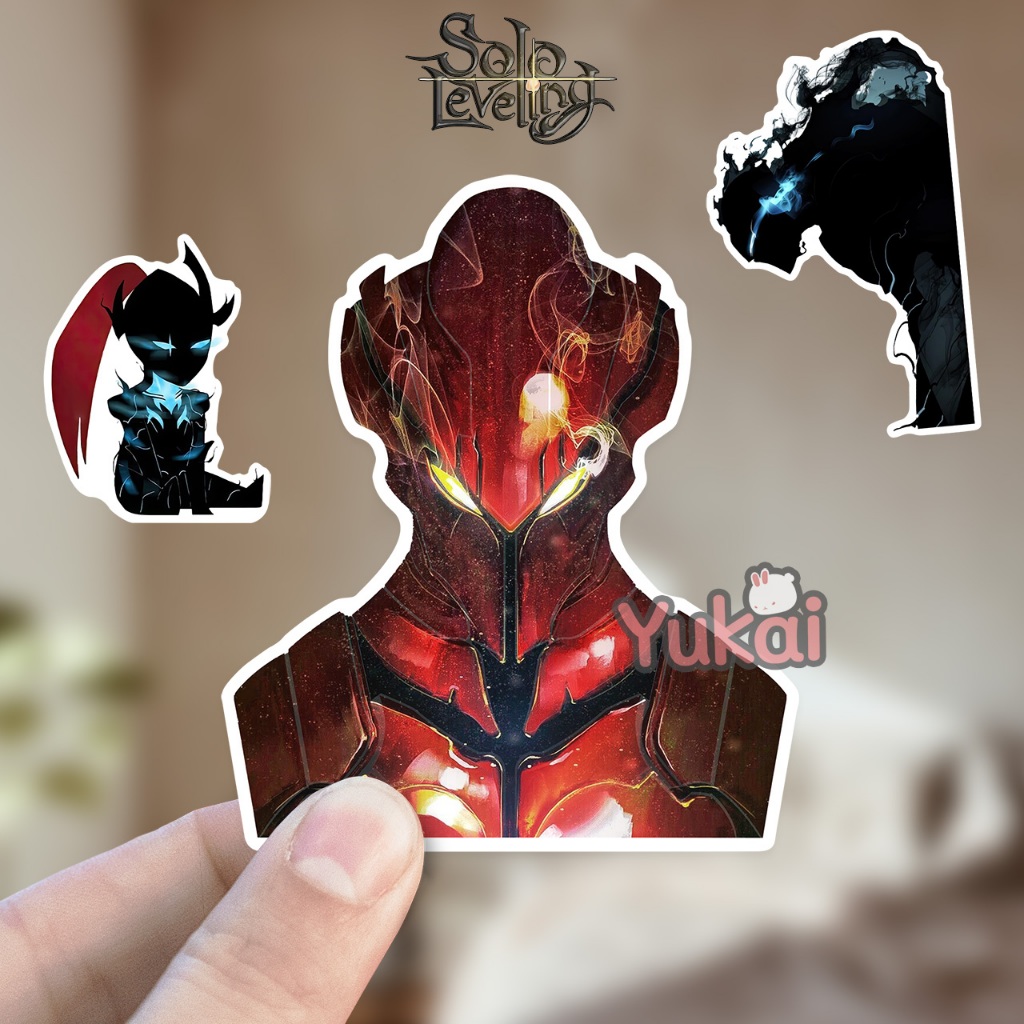

Stiker Solo Leveling Premium, Igris, Sticker Anime Waterproff