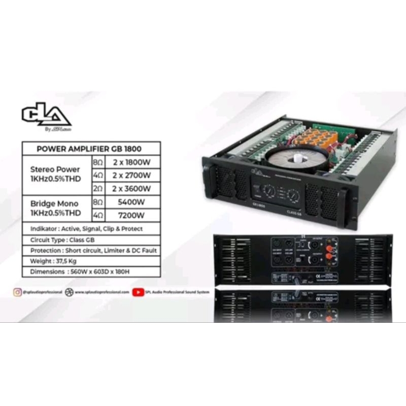 Power SPL GB1800 CLA