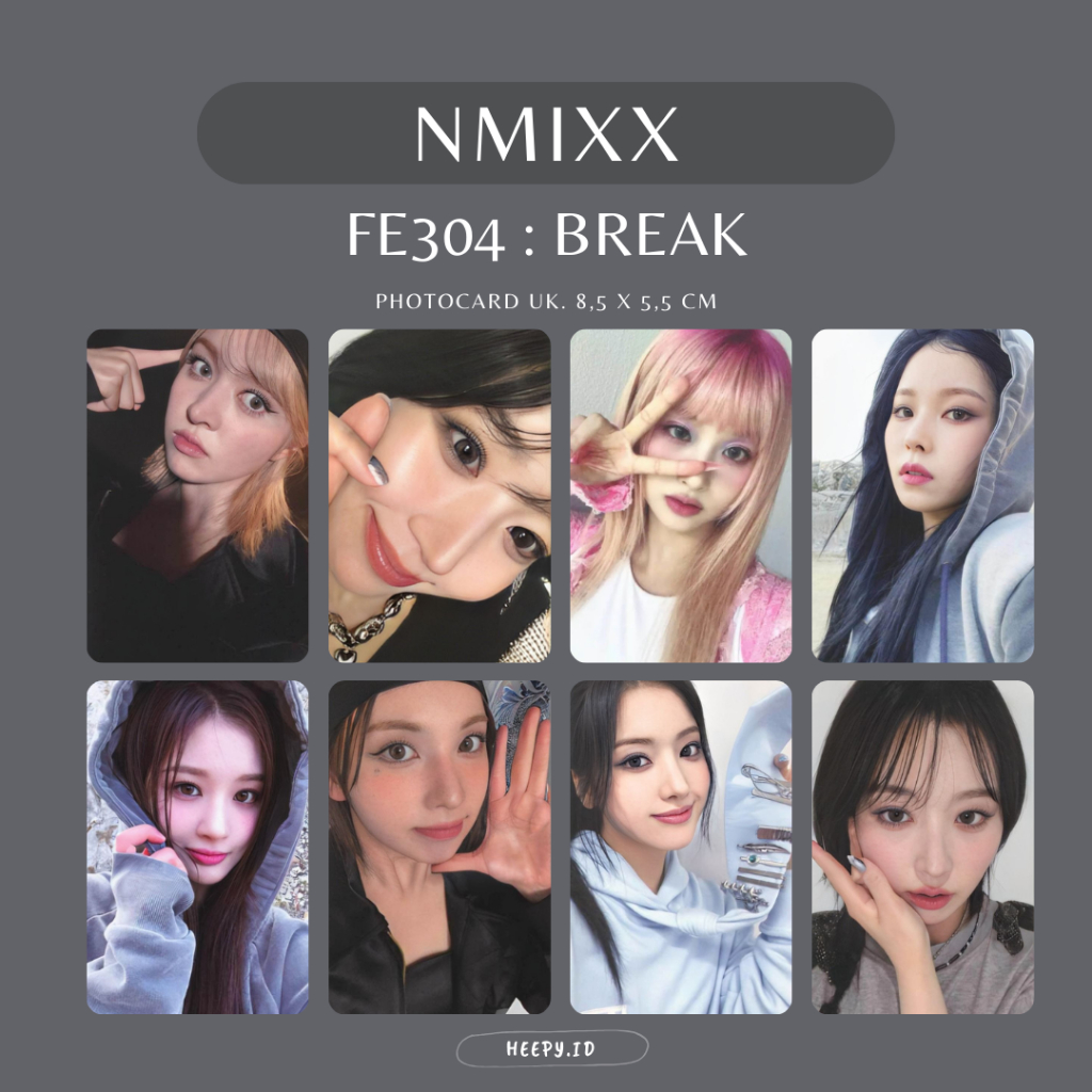 [NMIXX] UNOFFICIAL PHOTOCARD NMIXX FE304 : BREAK