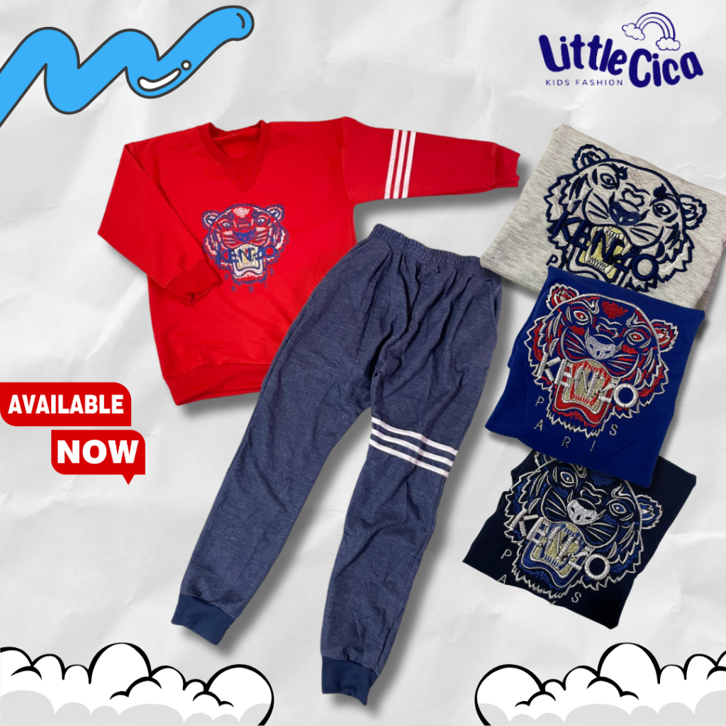 KENZO PARIS, Setelan Anak Baju Anak 4 - 9 tahun terbaru ALL SIZE Premium