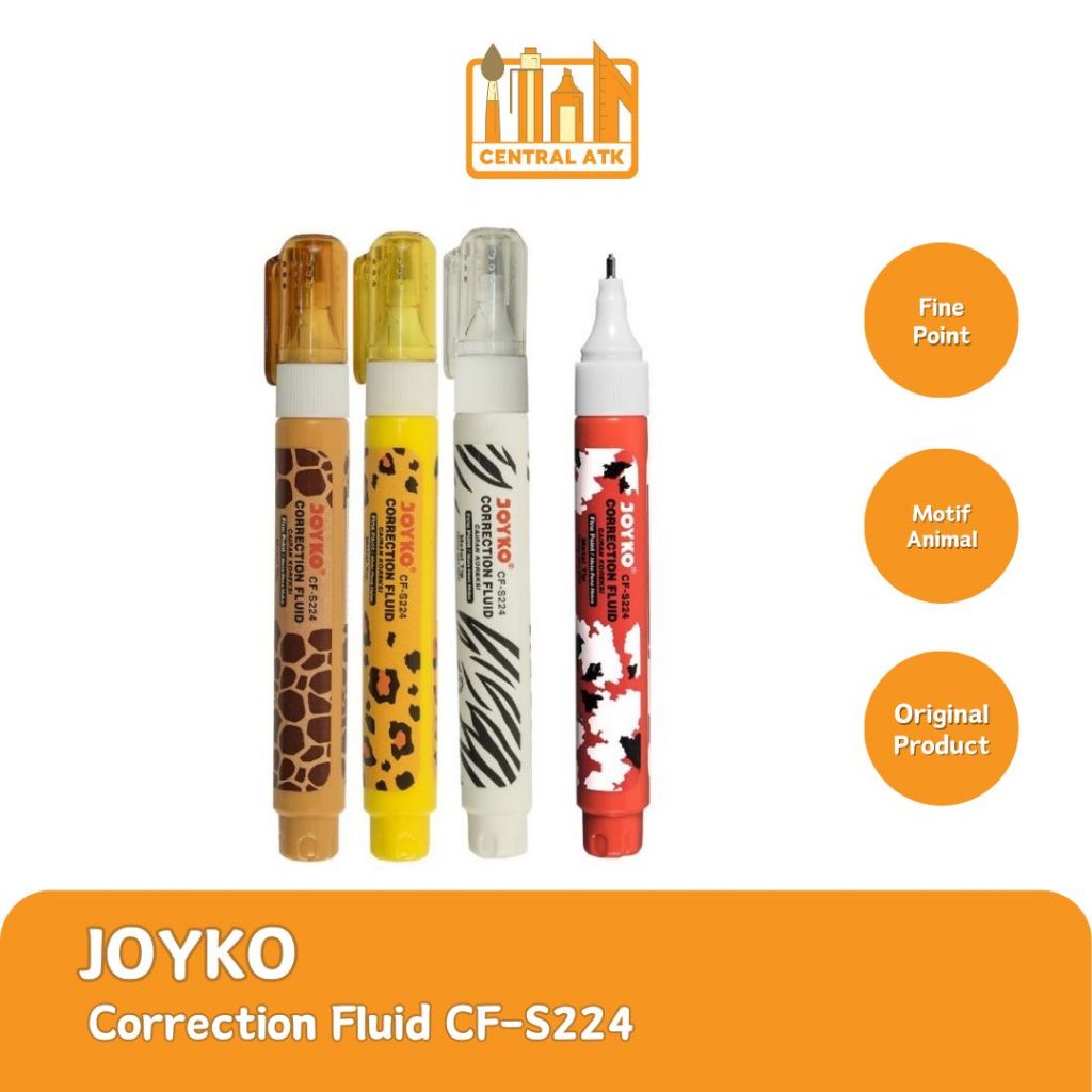 

Correction Fluid Cairan Koreksi Penghapus Cair Joyko CF-S224 ( 1 PCS )
