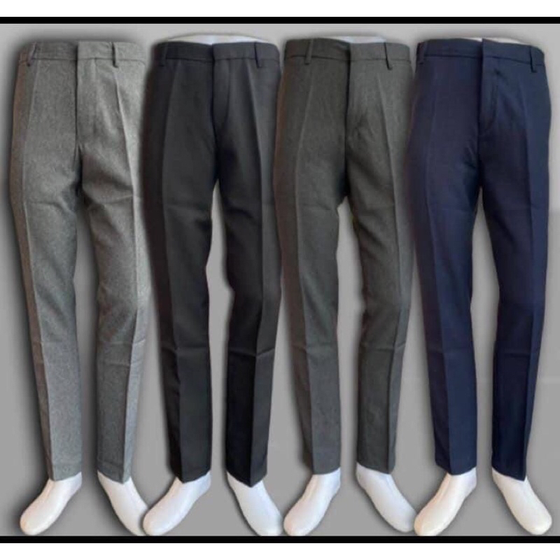 Celana pria kerja slim fit