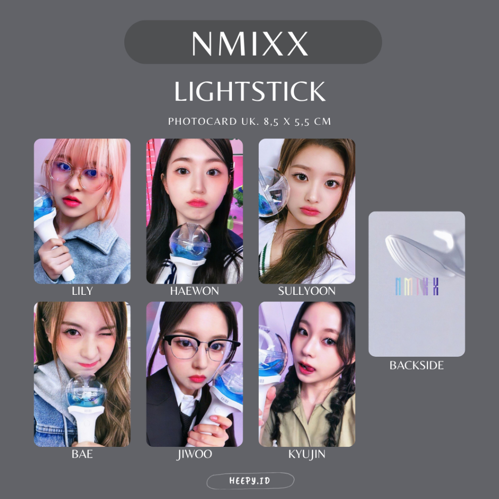 [NMIXX] UNOFFICIAL PHOTOCARD NMIXX LIGHTSTICK