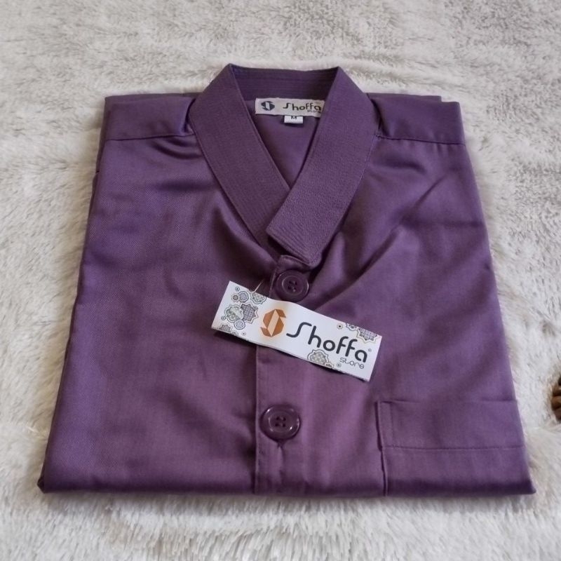 KOKO HAIBAH/KOKO HABAIB/KOKO HABIB PREMIUM SHOFFA MODEL AMMU EKSKLUSIF BAHAN TOYOBO ORIGINAL UNGU GR