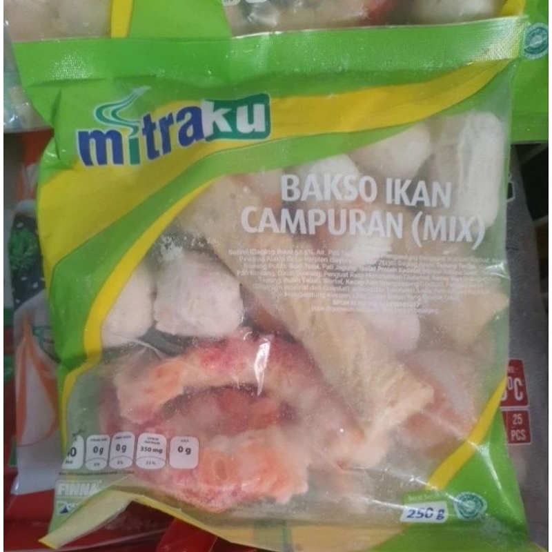 

mitraku baso ikan campuran mix 250 gram