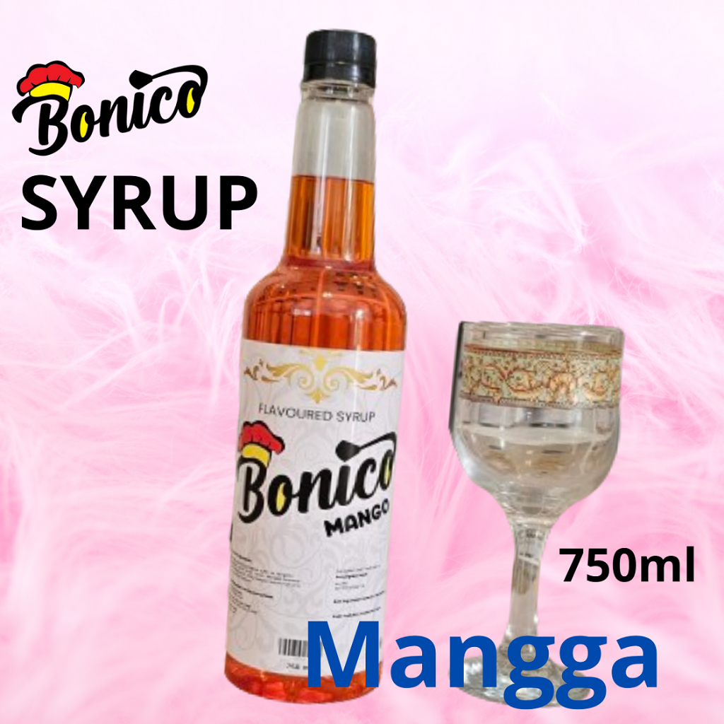 

BONICO MANGGA Sirup 750 ml Premium Flavored Drink Syrup minuman cafe Manggo Mango