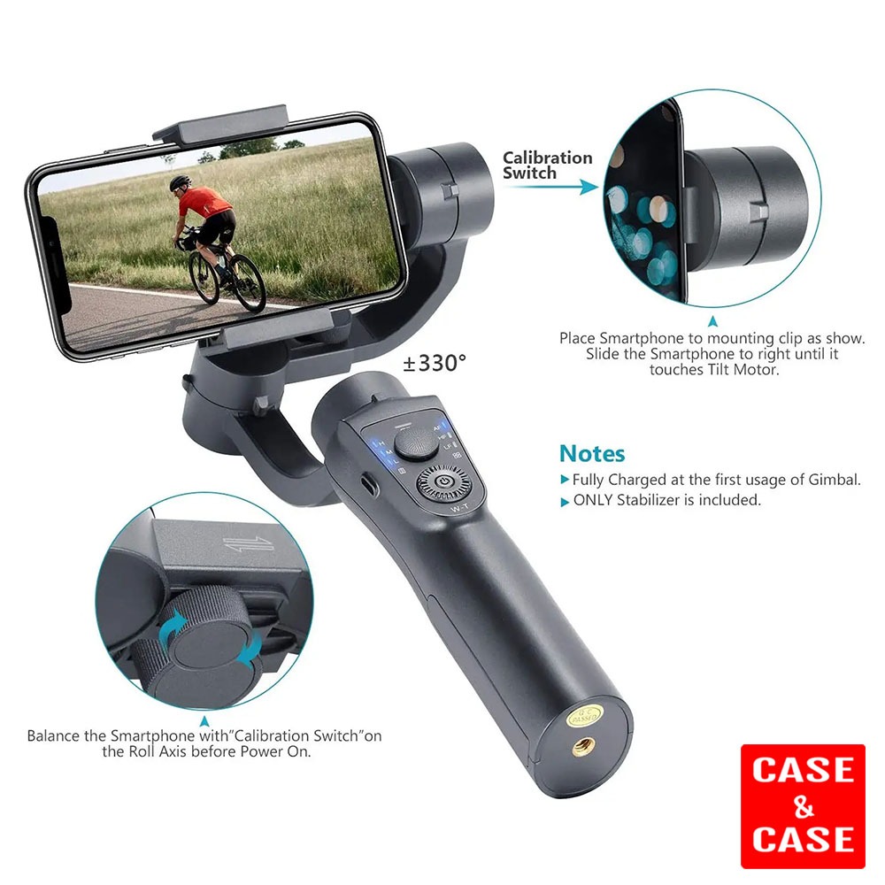 S5B Smartphone Gimbal 3 Axis Stabilizer Handphone