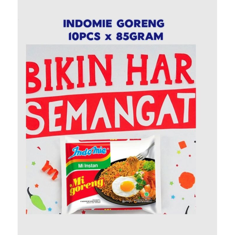 

⭐ INDOMIE GORENG ISI 10PCS x 85GRAM