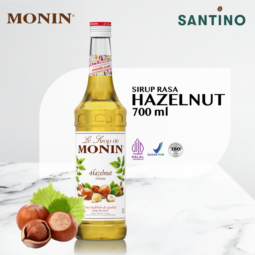 

Monin Syrup Hazelnut - Sirup Horeca Kacang Hazel 700 ml / 70 cl