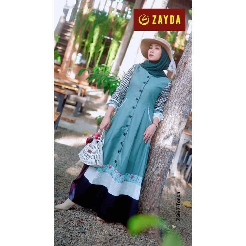 Gamis Cantik Zayda ZG67 mint
