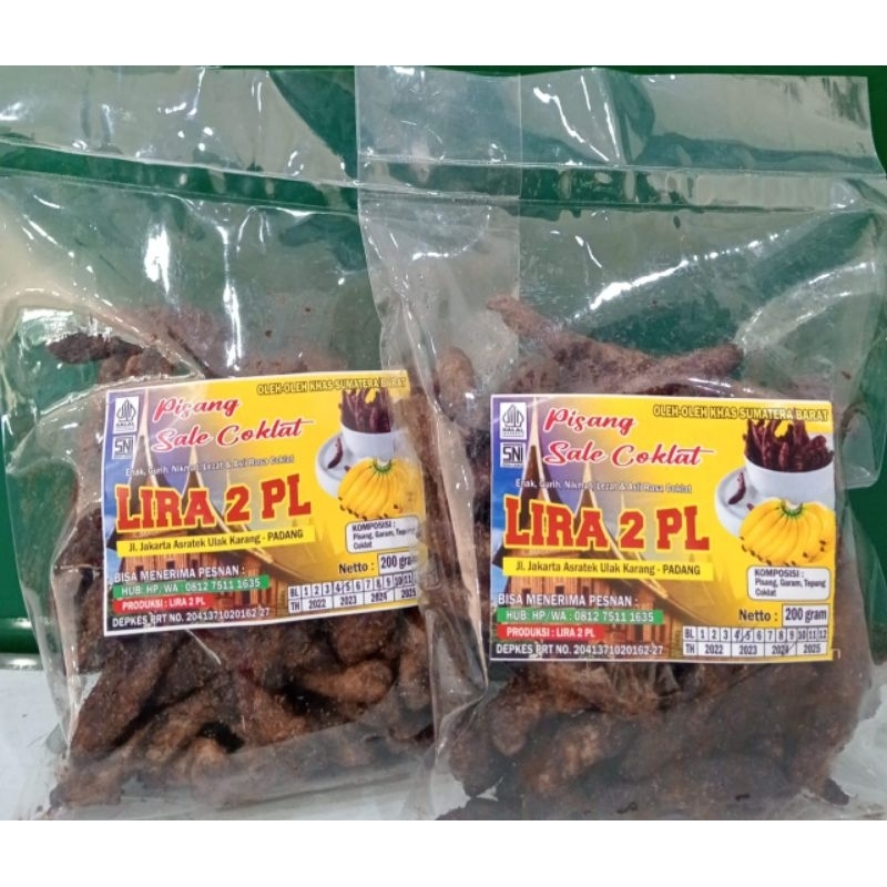 

Pisang salai cokelat lira