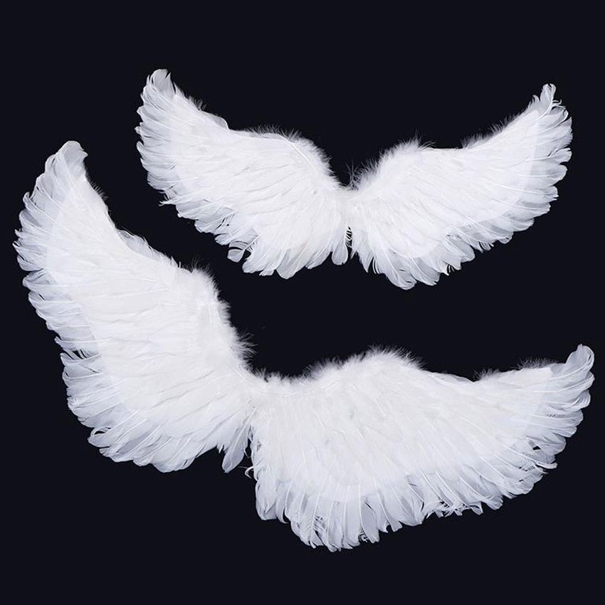 RB2 Sayap Malaikat Sayap Peri Putih Cosplay /Halloween/ Sayap Malaikat Angel Wings / Sayap Malaikat