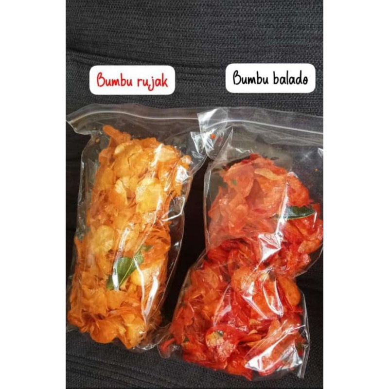 

kripik singkong rujak
