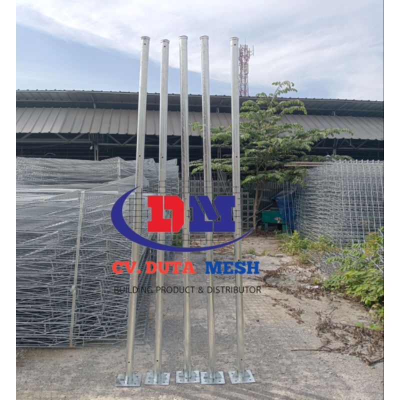tiang pintu brc tiang base plate tiang pipa tiang pagar