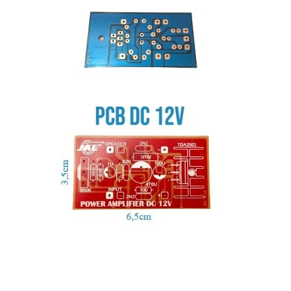 PCB AMPLIFIER POWER DC 12V