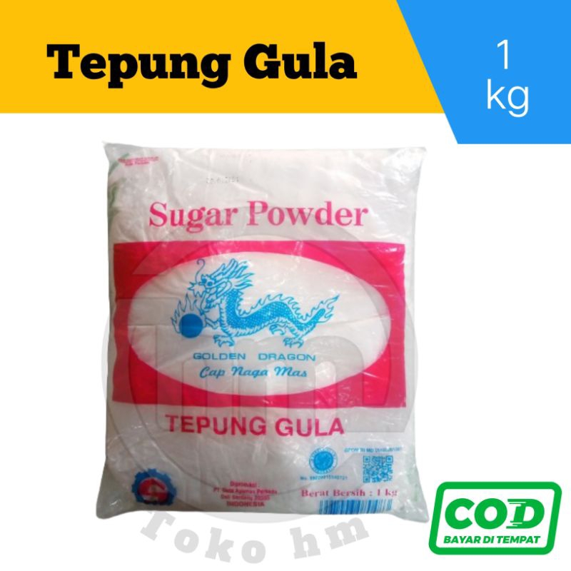 

Tepung Gula / gula halus / Sugar powder / Gula tepung 1kg / 500gr