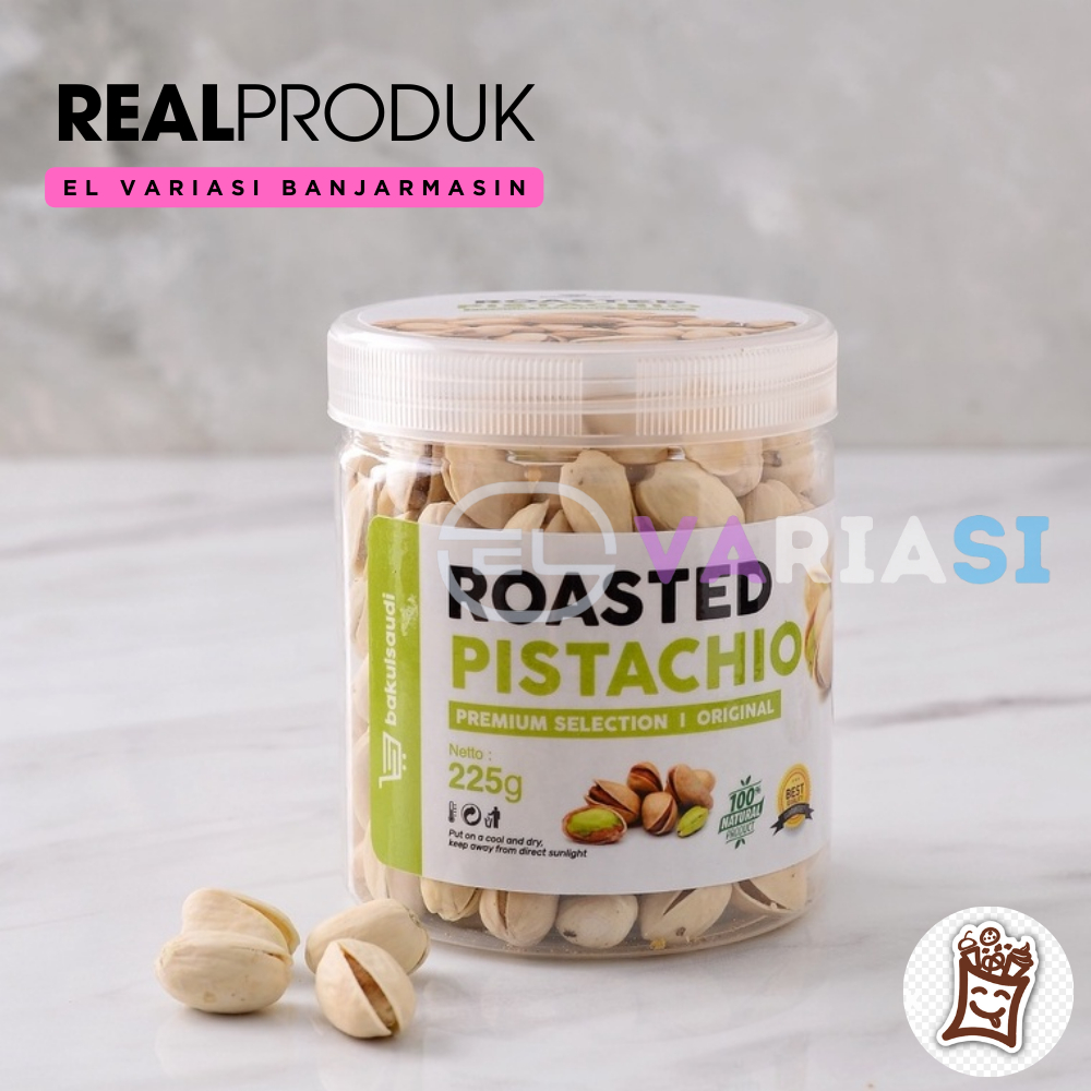 

Kacang Pistachio Panggang Renyah Premium Original 100% Pistachios Roasted Kacang Fustuk Pistacio