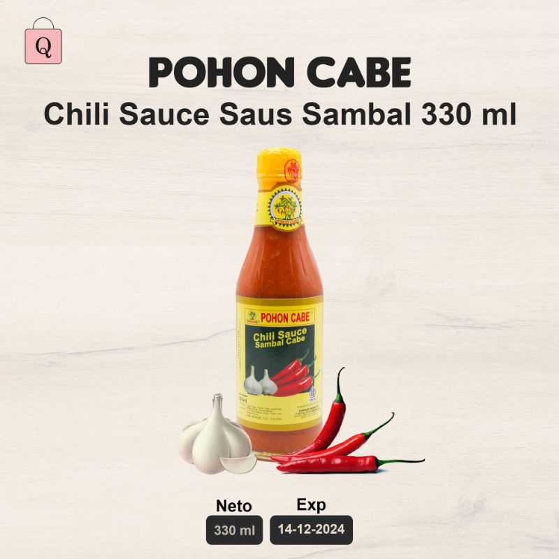 

Pohon Cabe Chili Sauce Saus Sambal 330 ml