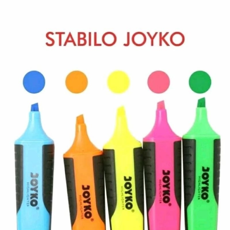 

Highlighter Pewarna || Penanda Joyko(isi 10 pcs)