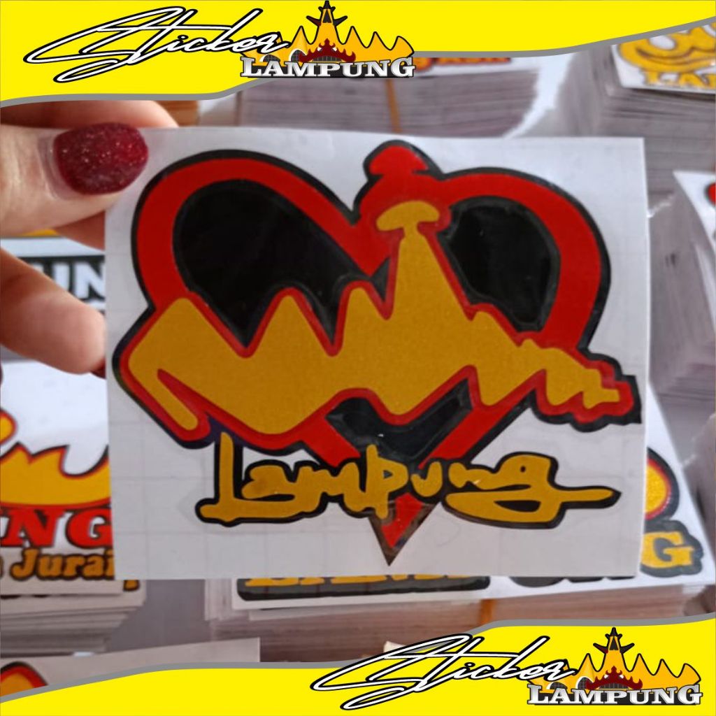 Stiker siger  lampung  stiker cuting siger lampung keren dan berkualitas