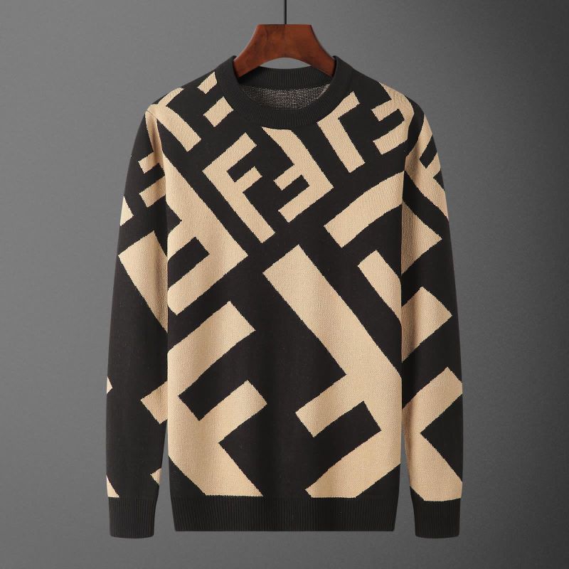 SWEATER RAJUT PRIA FF FENDI C1 MIRROR