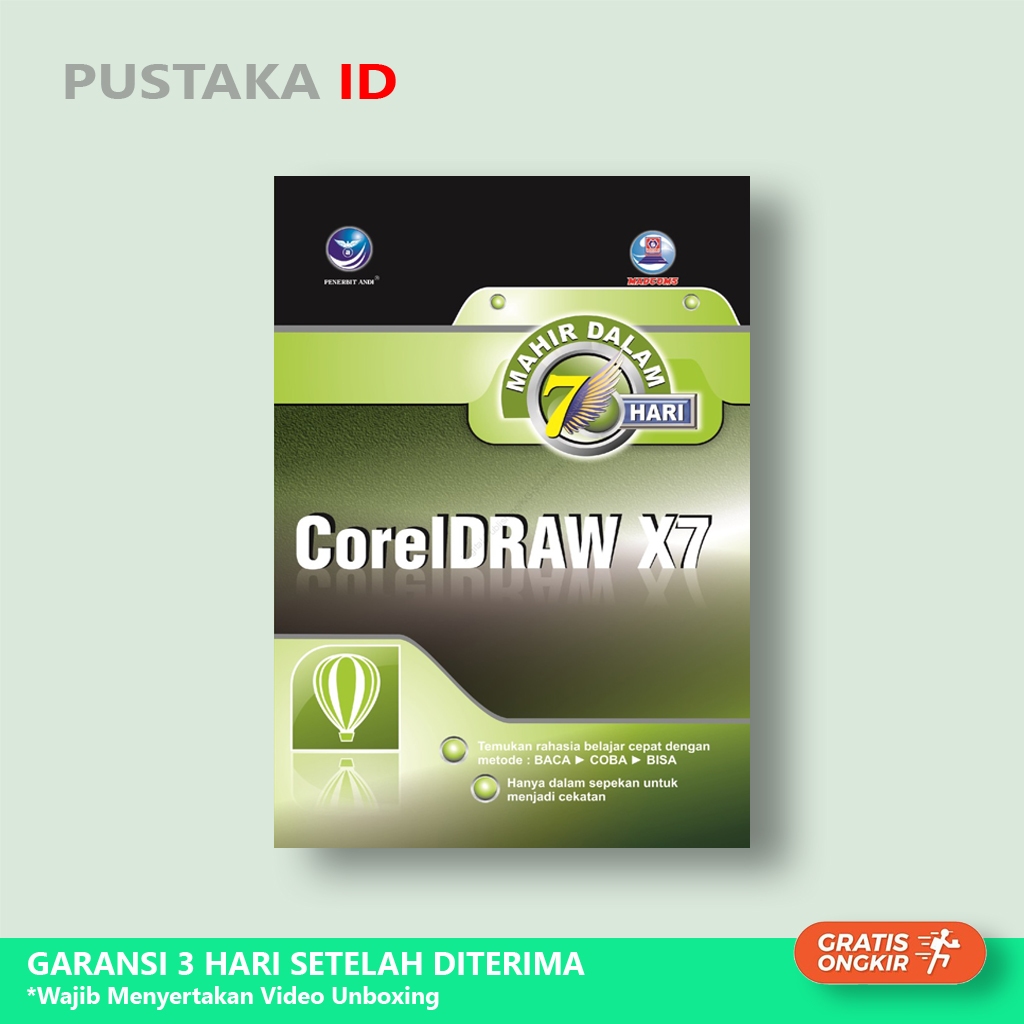 Buku Mahir Dalam 7 Hari: Coreldraw X7 - Original