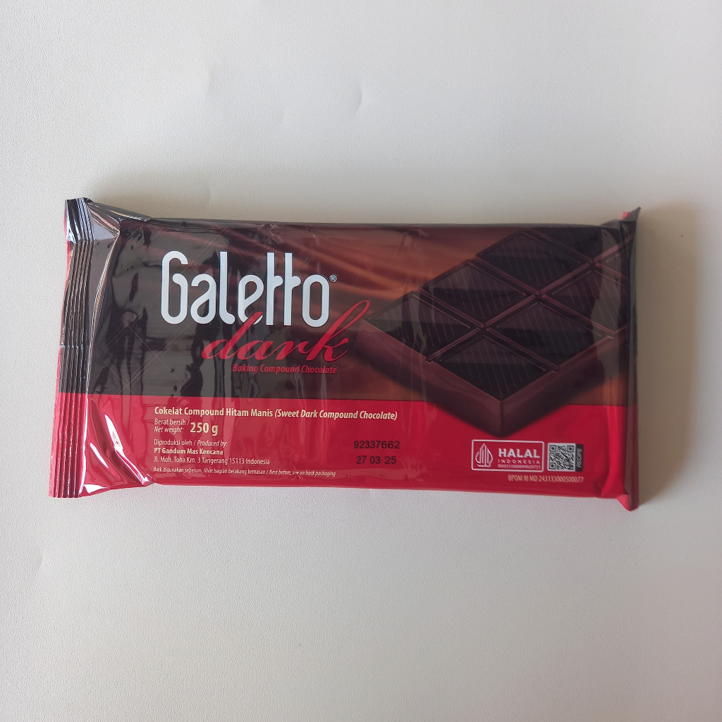 

Galetto Coklat Compound Dark 250g