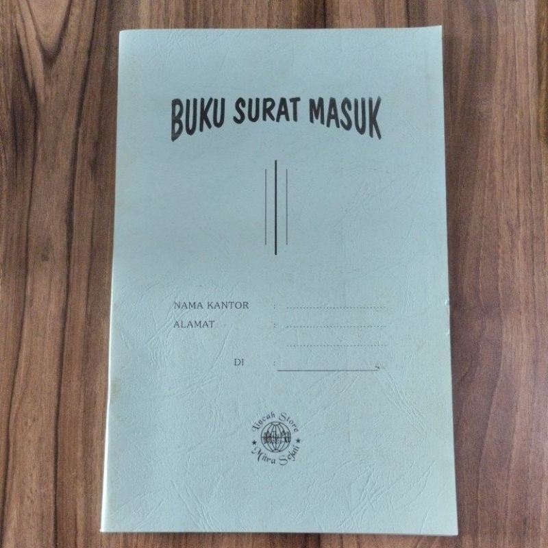 

Buku surat masuk folio