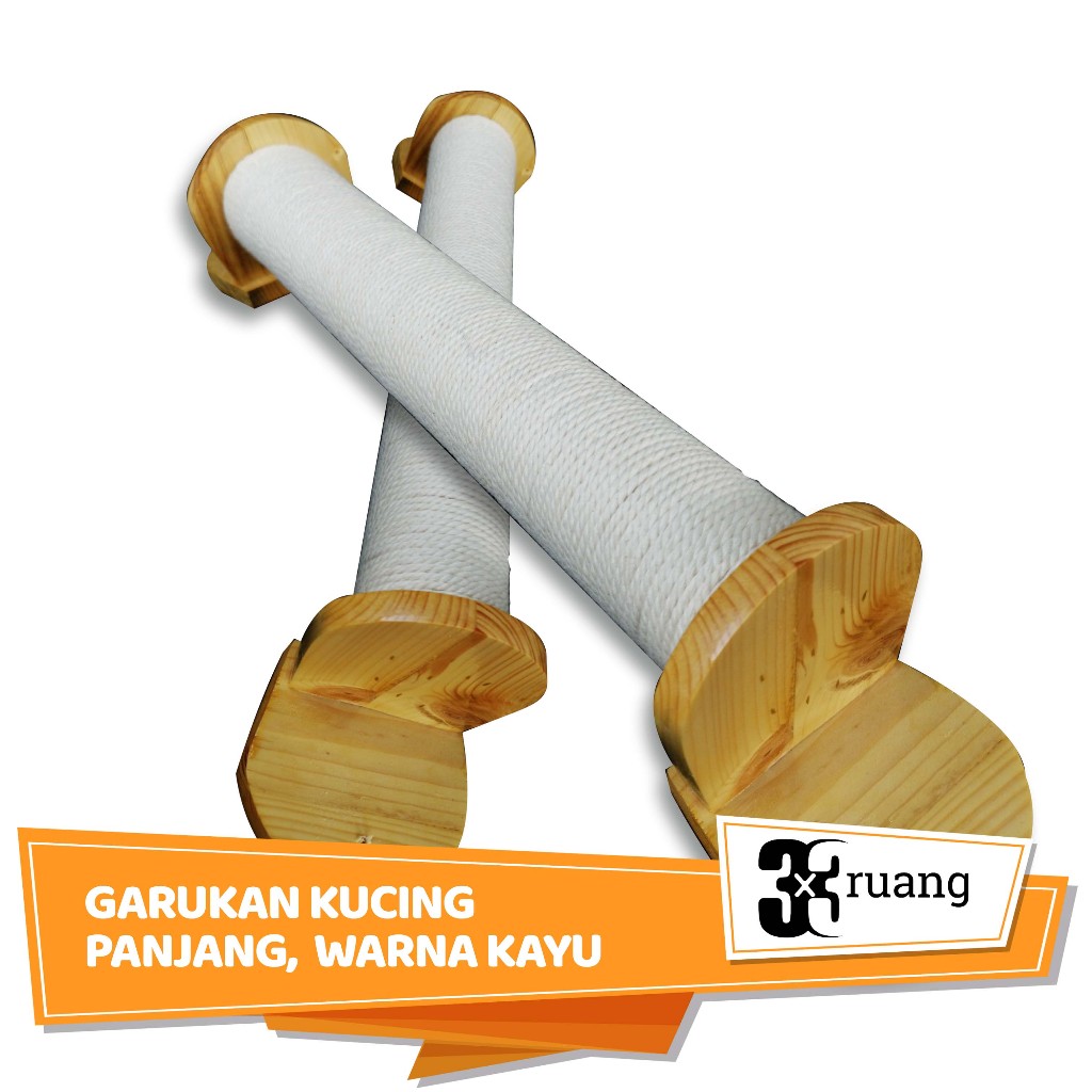 Cakaran Kucing - Garukan Kucing - Cat Scratch warna kayu