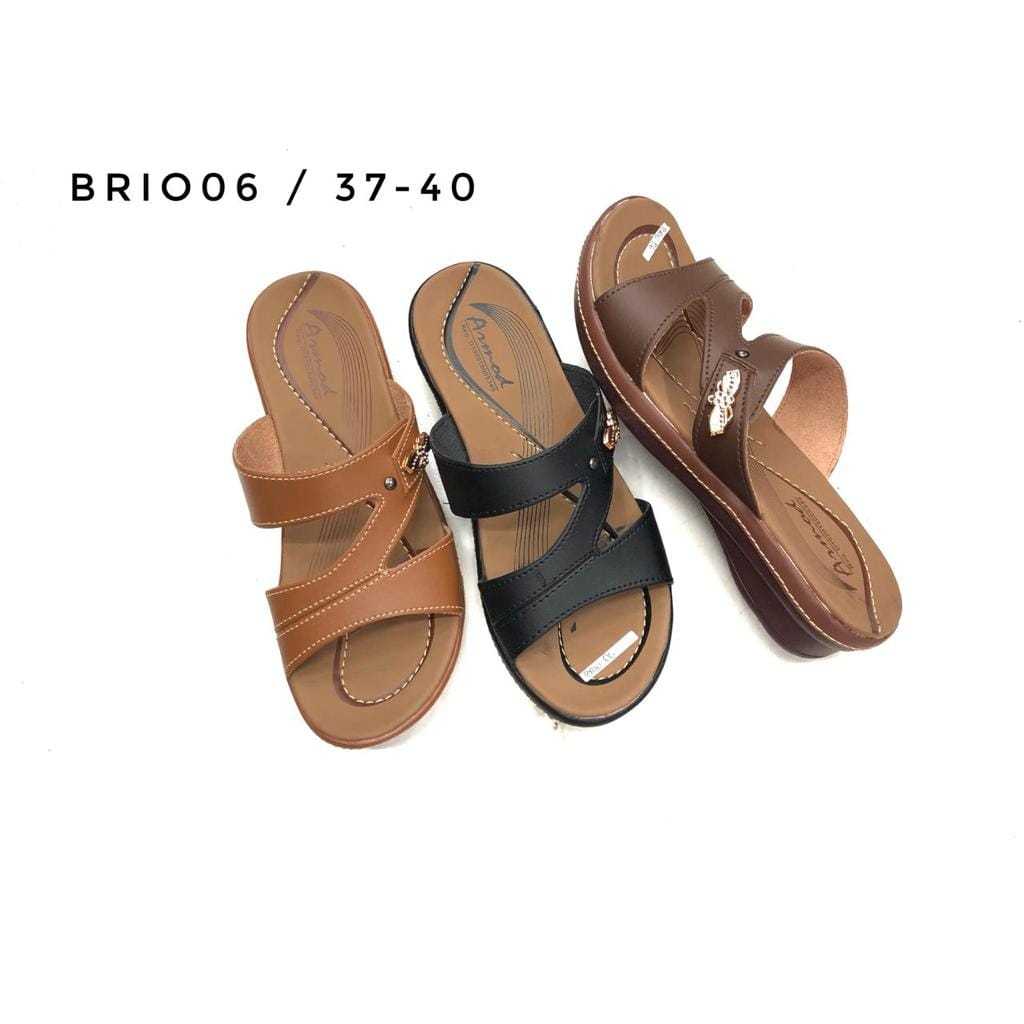 Armod Brio 06 sendal wanita hitam,tan,coklat 37-40