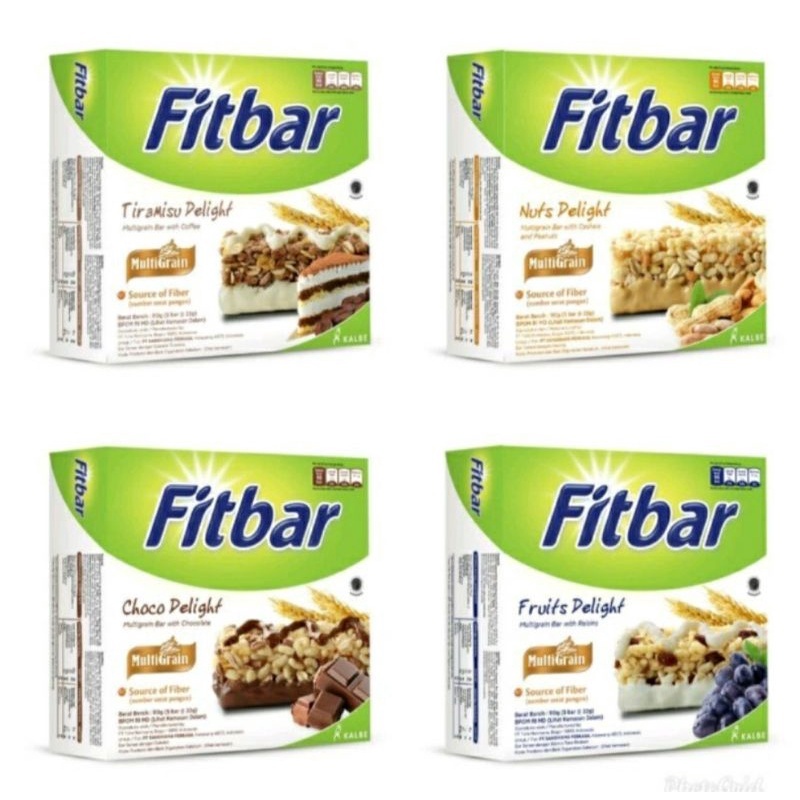 

✅Fitbar 1 Box Cheese Tiramisu Coklat Fruits 12pcs