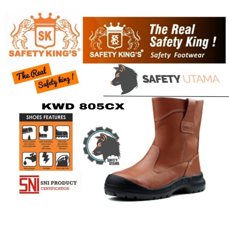 Sepatu Safety shoes SAFETY KING KWD 805 KING SK Original