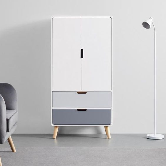 Promo Lemari Pakaian Minimalis Retro / lemari Pakaian Anak anak / lemari pakaian anak minimalis