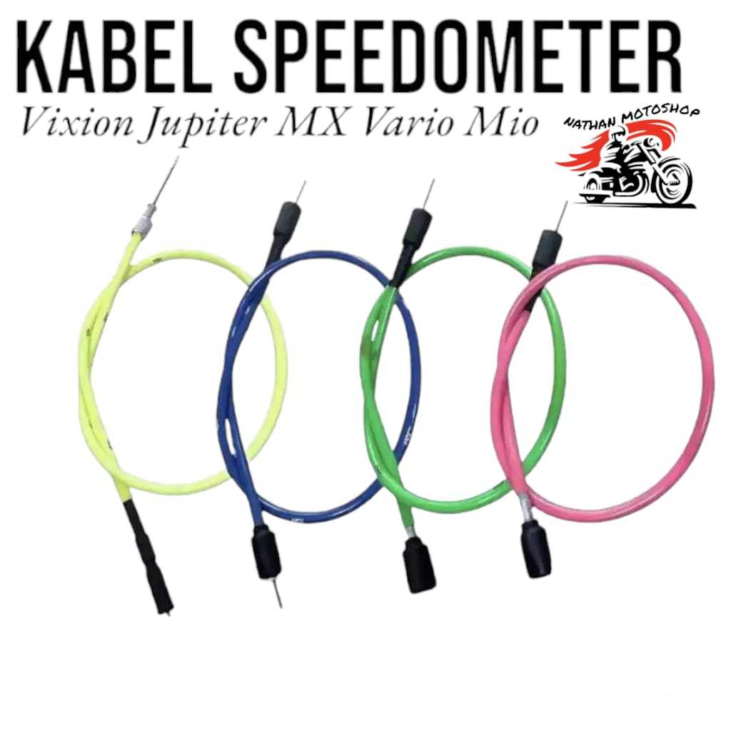 KABEL SPEEDOMETER WARNA KABEL SPEEDOMETER DIGITAL KILOMETER MOTOR VIXION MIO VARIO JUPITER MX NATHAN