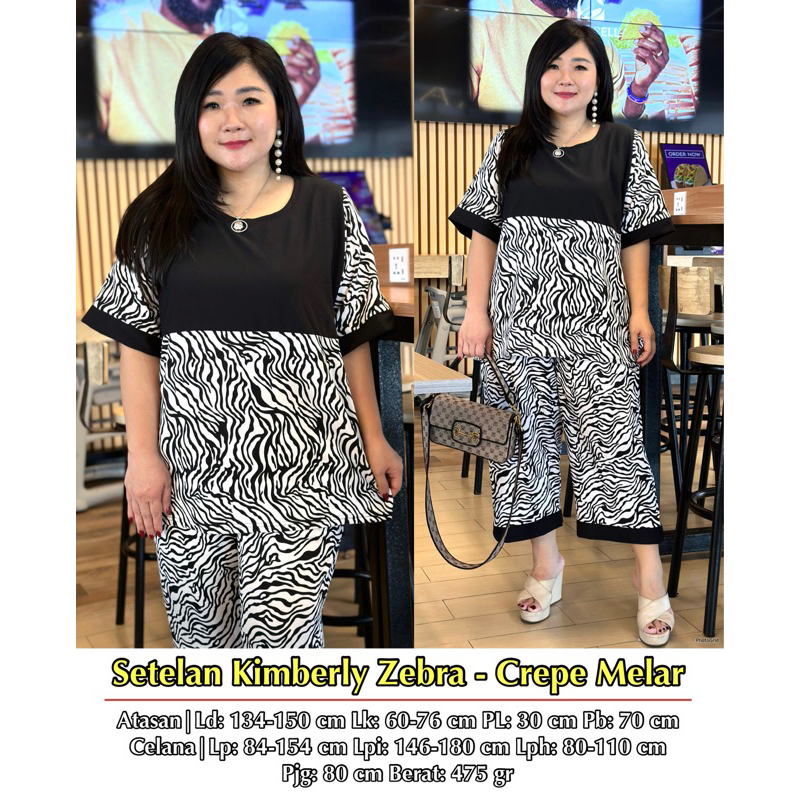 FINA BIG SIZE - SETELAN BIGSIZE KIMBERLY MISS FINA