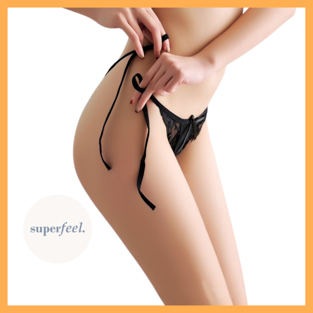 Discount SFL CELANA DALAM SEXY WANITA THONG G STRING PEREMPUAN MODEL IKAT SAMPING TALI RENDA CD