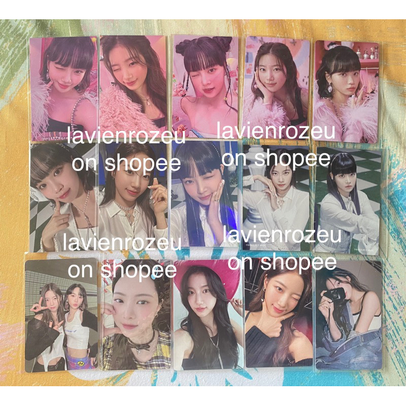 [ READY ] aab official le sserafim photocard // tags : pc le ssera kim chaewon kazuha hong eunchae p