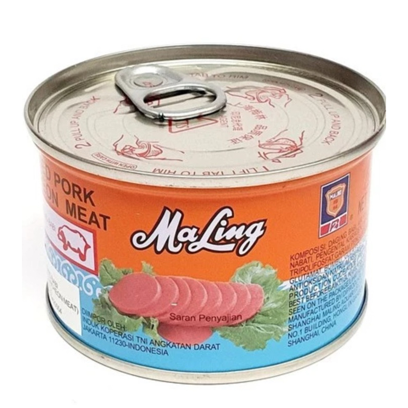 

Maling ham TTS 397 gr non halal daging kaleng